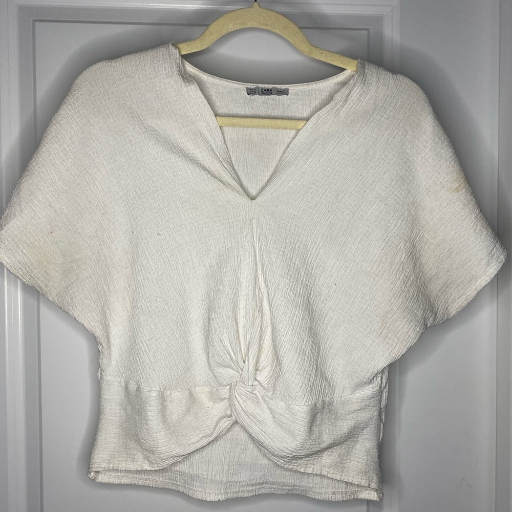 White Zara Top | Size S